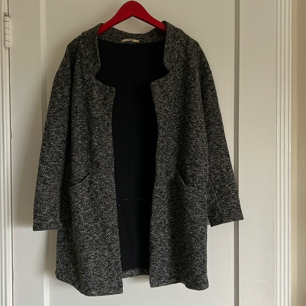 Cozy wool sweater coat by Charget